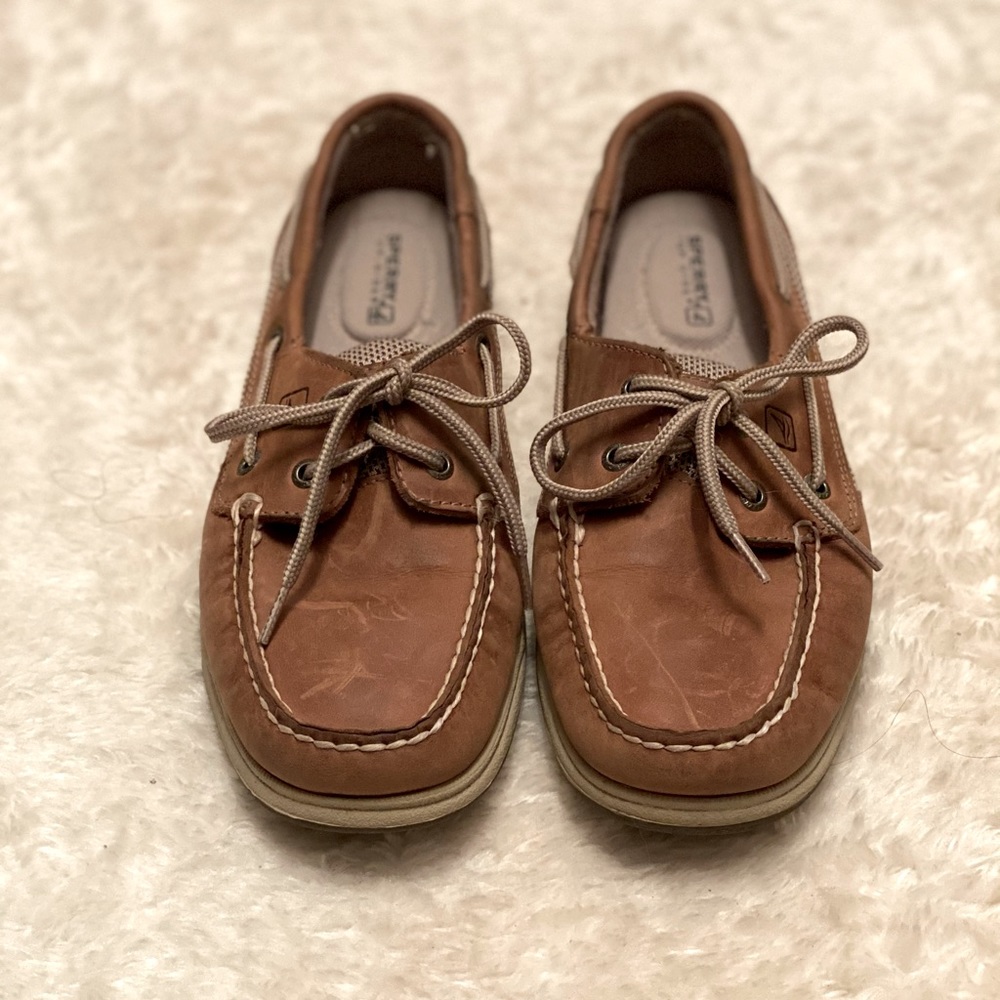 Leather Sperry Boat Shoes